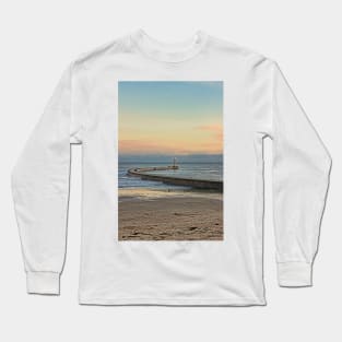 Roker Pier and Lighthouse Sunderland Long Sleeve T-Shirt